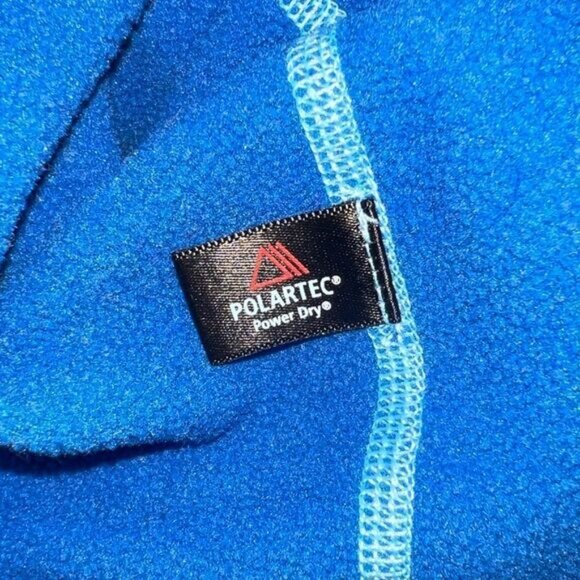 Patagonia Womens S 1 4 Zip Pullover Fleece Long Sleeve Thumbholes Polartec Sz M - Picture 5 of 5
